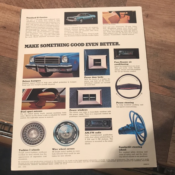 70’s classic chevy dealer promotional movies and brochures camaro corvette + (c) - Picture 12 of 16